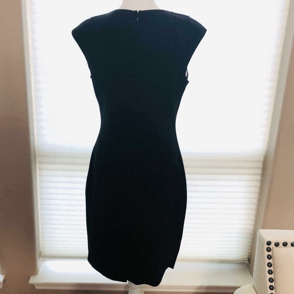 Calvin Klein Fitted Cocktail Dress Fully Lined Worn Twice Size 6 - Picture 3 of 9